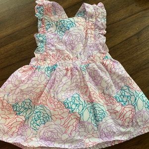 Ruffle Butts Cross Back Dress